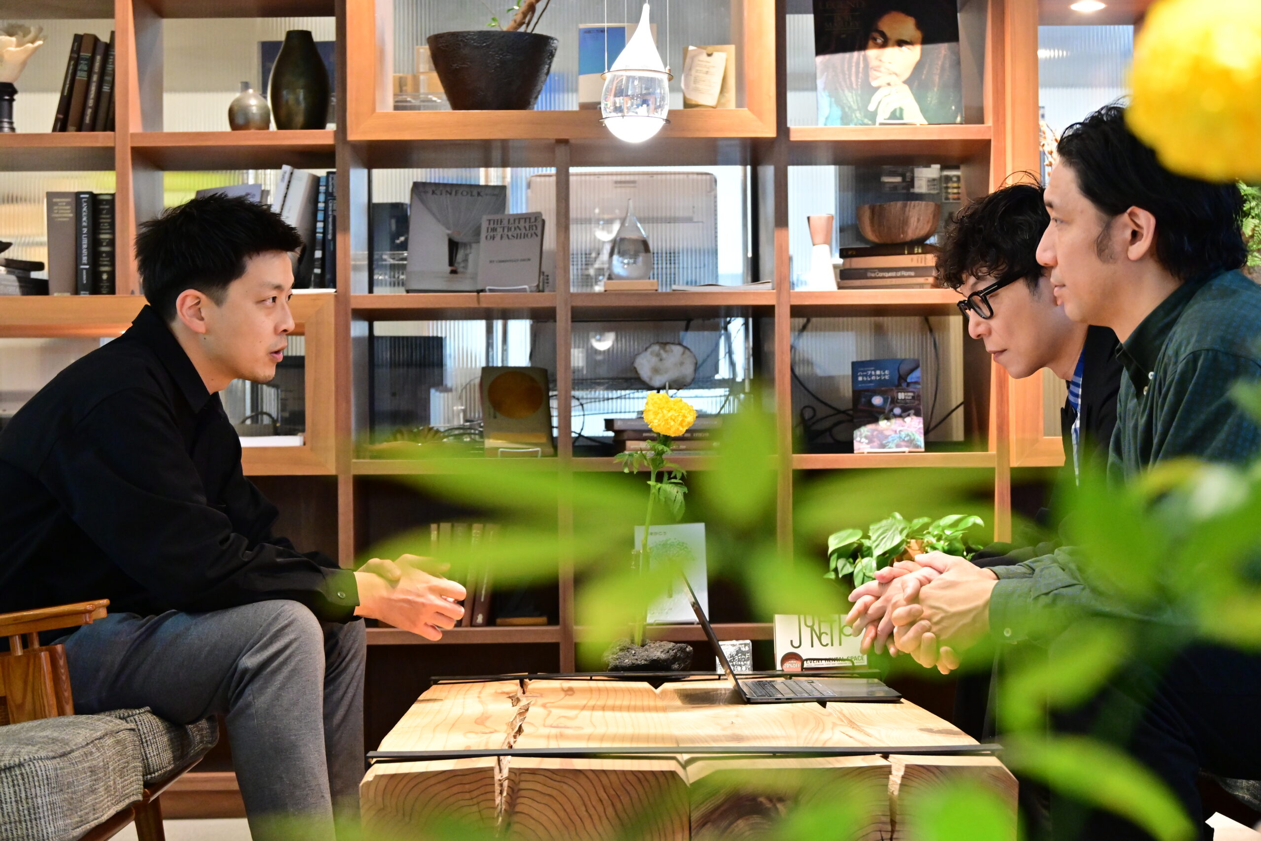 対談風景 ニューマン　多胡 マルニ　若林　笠原